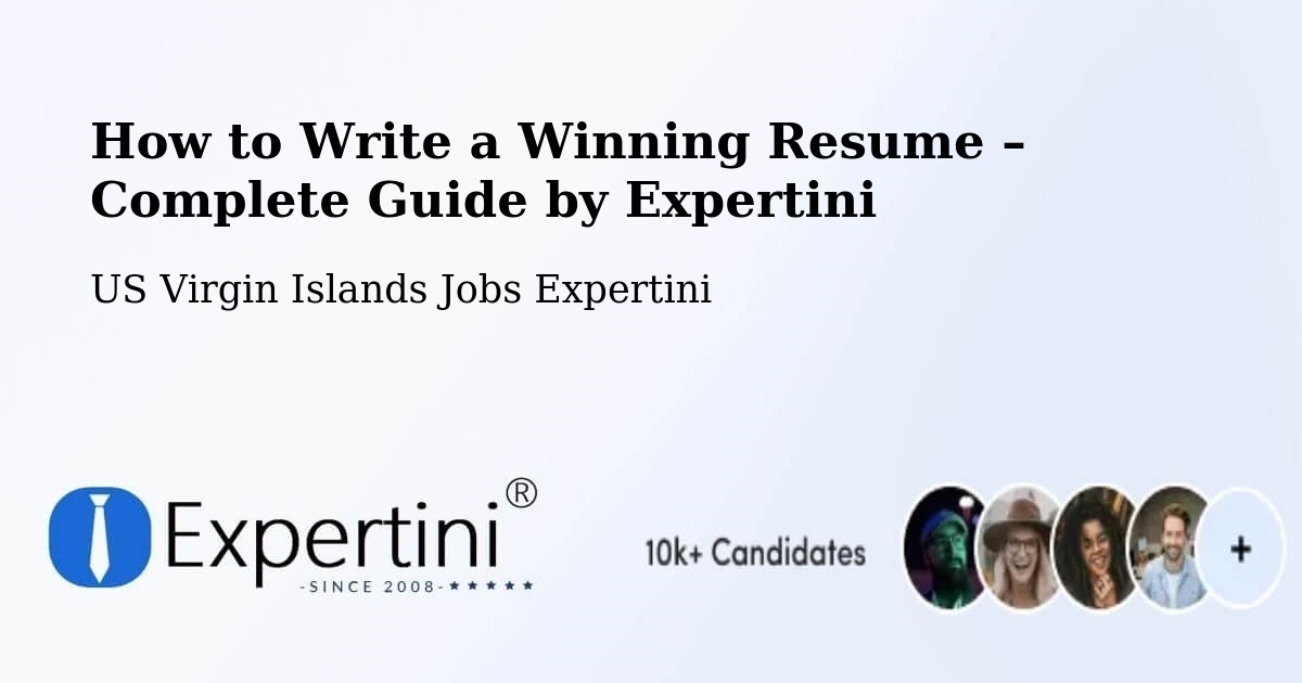 Resume Writing Guide for Job Seekers – Tutu - Tutu, US Virgin Islands Jobs Expertini