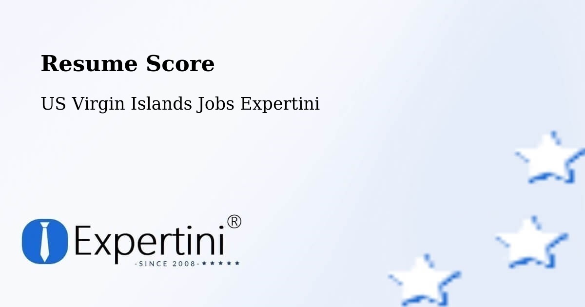 Resume Score & Job Description Match Tool – Tutu - US Virgin Islands Jobs Expertini